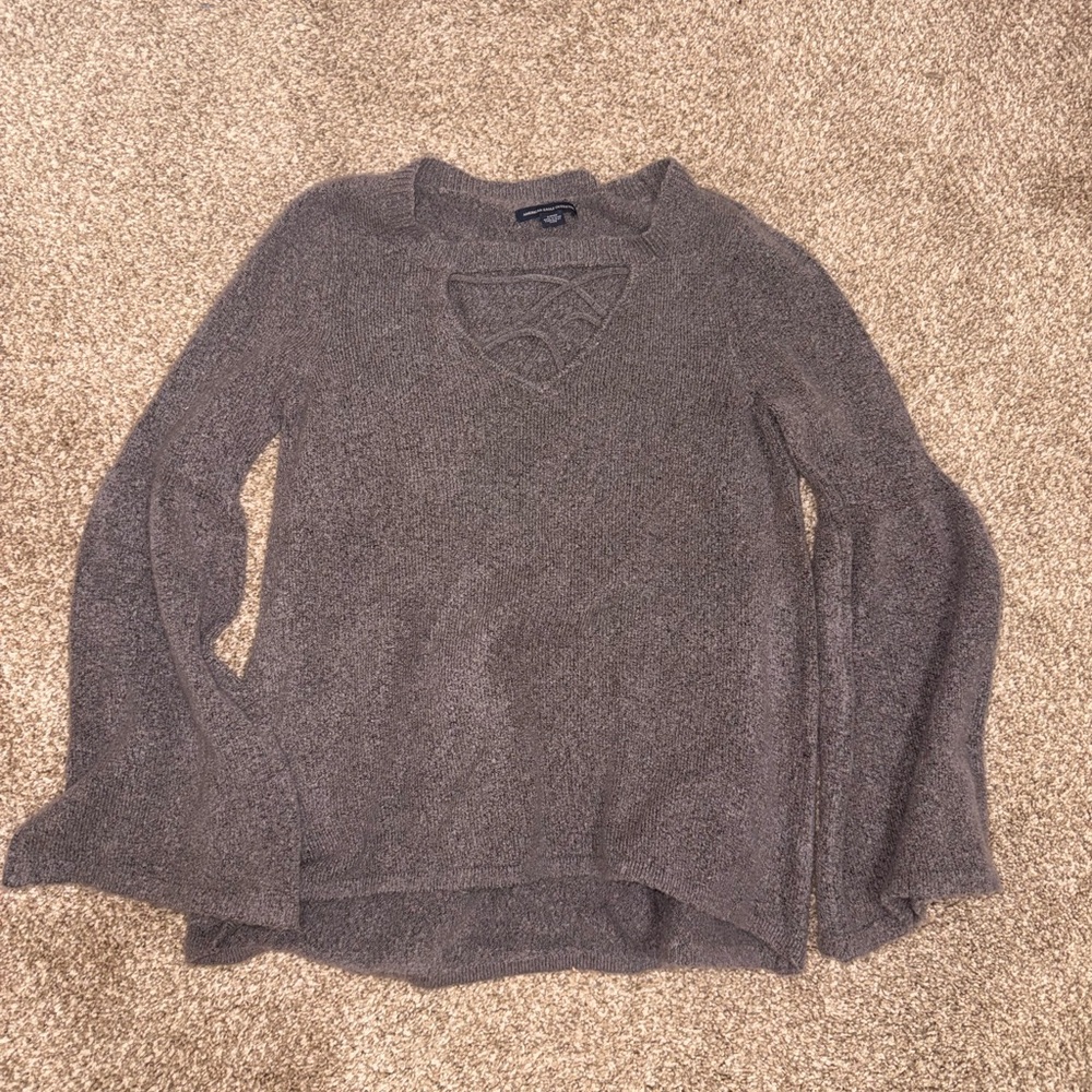 American Eagle Outfitters Brown Sweater